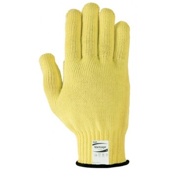 Picture of Ansell Vantage 70-356 Yellow 10 Cotton/Kevlar/Polyester Cut-Resistant Glove (Main product image)