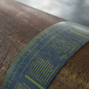 Jackson Safety Curve-O-Mark Black Medium Wrap-A-Around Ruler - 14752