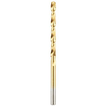 Milwaukee Thunderbolt 11/64 in Drill Bit 48-89-2208 - Right Hand Cut - Split 135° Point - Titanium Nitride Finish - 5.5 in Overall Length - Titanium Coated