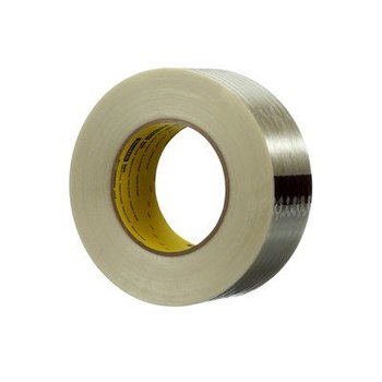3M Scotch 880 Clear Filament Strapping Tape - 48 mm Width x 55 m Length - 7.7 mil Thick - 39830