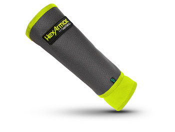 Picture of HexArmor AG10009S Gray/Green 3XL SuperFabric Cut-Resistant Arm Sleeve (Main product image)