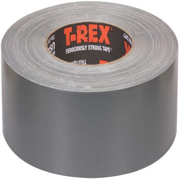 Shurtape T-Rex PC 745 Silver Cloth Tape - 48 mm Width x 35 yd Length - 17 mil Thick - SHURTAPE 152490
