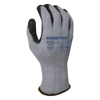 Picture of Armor Guys BASETEK Excel 02-015 Blue/Black Large Basetek/Polyurethane Cut-Resistant Gloves (Main product image)