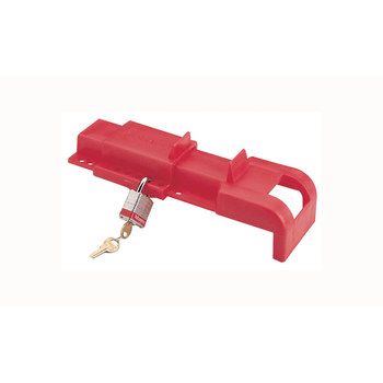 Picture of Brady Red Butterfly Valve Lockout (Main product image)