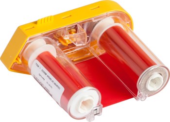Picture of Brady Red Thermal Transfer M61-R4410-RD Continuous Thermal Transfer Printer Label Cartridge (Main product image)
