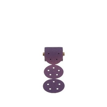 3M Cubitron II Stikit 732U 86838 PSA Disc Roll - 5 in - 80 - Precision Shaped Ceramic