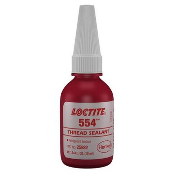 Loctite 554 Thread Sealant 25882, IDH:231643, 10 ml Bottle, Red