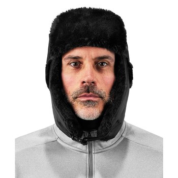 Ergodyne N-Ferno 6802 Black Large/XL Nylon/Polyurethane Cold Weather Trapper Hat - 720476-16845