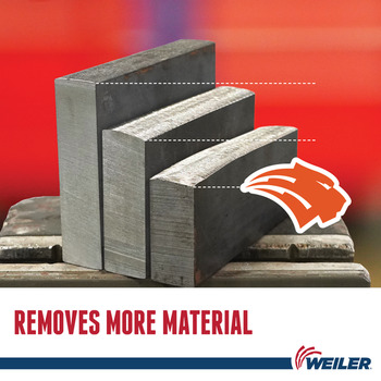 Weiler Tiger 2.0 Grinding Wheel 58071 - 4.5 in - Zirconia Alumina - 24 - T