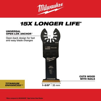 Milwaukee OPEN-LOK Oscillating Saw Blade 49-25-1231 - 18 TPI - Steel