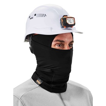 Ergodyne N-Ferno 6838 Black Universal Nylon Cold Weather Balaclava Hood - 720476-16838