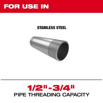 Milwaukee 3/4 in Pipe Threading Dies 48-36-1205 - Steel
