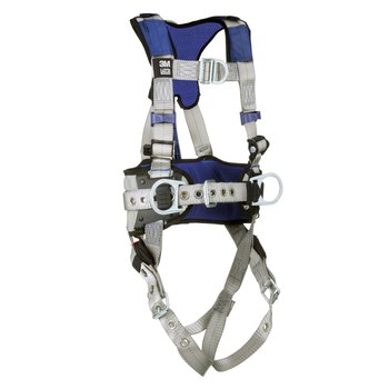 DBI-SALA ExoFit X100 Climbing, Construction, Positioning Body Harness 70804532656, Size Large, Gray - 18290