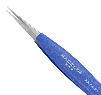 Picture of Excelta Three Star 5 1/2 in Ergonomic Utility Tweezers AA-SA-ET (Main product image)