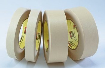 3M Scotch 232 High Performance Tan Masking Tape - 144 mm (5 11/16 in) Width x 54.999 m Length