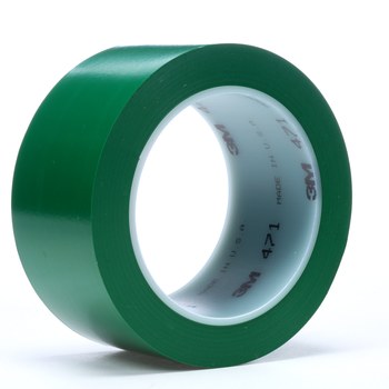3M 471 Green Marking Tape - 2 in Width x 36 yd Length - 5.2 mil Thick - 04313