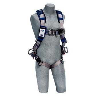 DBI-SALA ExoFit STRATA Construction Body Harness 1112492, Size Large, Grey, Blue - 10941