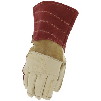 Mechanix Wear TAA Flux Tan Medium Leather Welding Gloves - Grain Grade - WS-FFLX-009