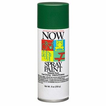 Krylon Now Spray Paint I21205007, Hunter Green, 16 oz