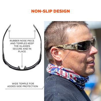 Ergodyne Skullerz Safety Glasses ODIN-AFTY 50533