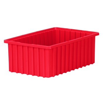 Picture of Akro-Mils 33166 Akro-Grid 0.44 ft, 3.3 gal 35 lb Red Industrial Grade Polymer Dividable Grid Container (Main product image)