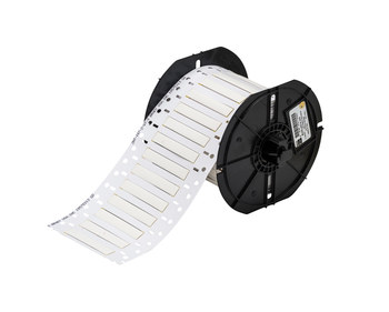 Picture of Brady White Polyolefin Thermal Transfer B33D-187-2-342 Die-Cut Thermal Transfer Printer Sleeve (Main product image)
