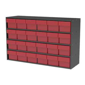 Picture of Akro-Mils AD3511C62 Akrodrawers 120 lb Charcoal Gray Powder Coated, Textured Stackable Cabinet (Main product image)