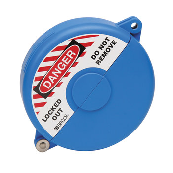 Picture of Brady Blue Polypropylene Gate Valve Lockout (Main product image)