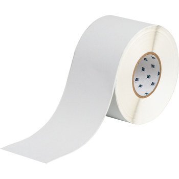 Picture of Brady Silver Polyester Thermal Transfer THT-107-486 Continuous Thermal Transfer Printer Label Roll (Main product image)