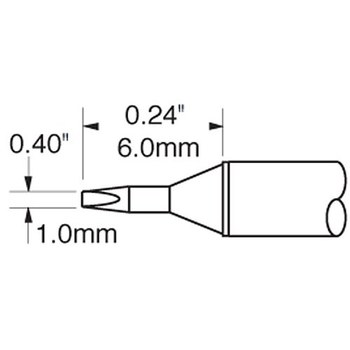 Picture of Metcal - CVC-8CH0010P Soldering Cartridge (Main product image)