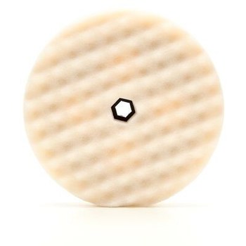 3M Perfect-it Foam Compounding Pad Hook & Loop Attachment - White - 9 in Diameter - 05706