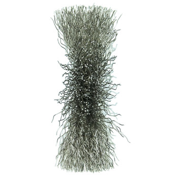 Weiler 16963 Wheel Brush - 3 in Dia - Crimped Stainless Steel Bristle