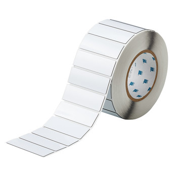 Picture of Brady White Polyester Thermal Transfer THTEP-176-593-.5 Die-Cut Thermal Transfer Printer Label Roll (Main product image)
