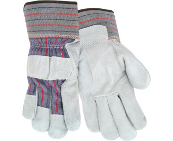 Picture of Red Steer 13150 White Medium Cowhide Suede Leather Driver's Gloves (Main product image)