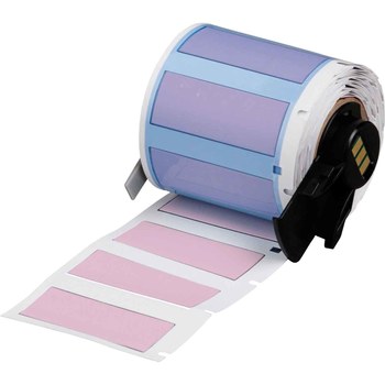 Picture of Brady PermaSleeve Pink Polyolefin Thermal Transfer M6-375-175-342-PK Heat Shrink Wire & Cable Labels (Main product image)