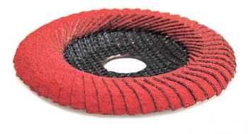 Weiler Tiger Angled Flap Disc 51318 - Ceramic - 5 in - 40 - Coarse