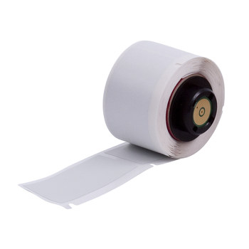 Picture of Brady Silver Polyester Thermal Transfer PTL-20-428 Die-Cut Thermal Transfer Printer Label Roll (Main product image)