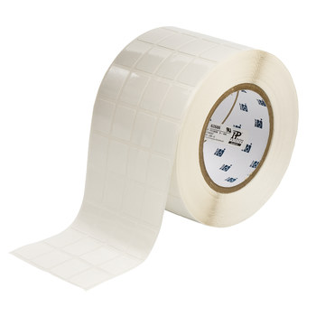 Picture of Brady White Vinyl Thermal Transfer THT-95-498-5 Die-Cut Thermal Transfer Printer Label Roll (Main product image)