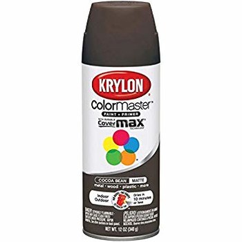 Krylon K05359102 ColorMaster Primer Aerosol Paints, 12oz, Cocoa Bean