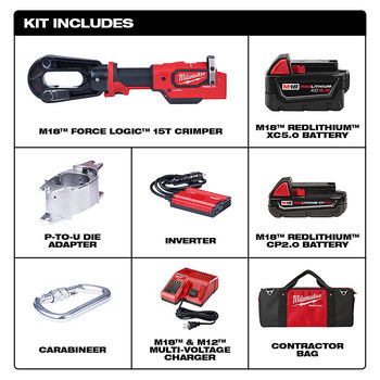 Milwaukee M18 FORCE LOGIC 2879-22 Crimper Kit - 23.25 in - 00276