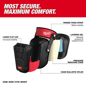 Milwaukee Stabilizer Knee Pads Performance 48-73-6051 - Size Universal - Black - 79392