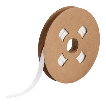 Picture of Brady Permasleeve White Polyolefin Thermal Transfer PS-C-375-WT-J Continuous Thermal Transfer Printer Heat-Shrink Tubing (Main product image)