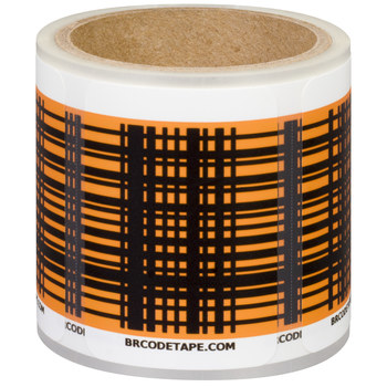 Shurtape Duck Pro BR Code 105639 Permanent Scannable Label - 1.88 in - Permanent Acrylic - Orange - SHURTAPE 105639
