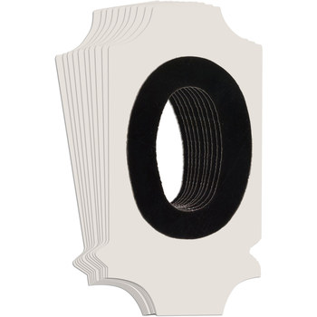 Picture of Brady Quik-Align Black Outdoor Vinyl 5010-O Letter Label (Main product image)