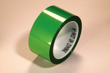 3M 8402 Green Polyester Masking Tape - 4 in Width x 72 yd Length