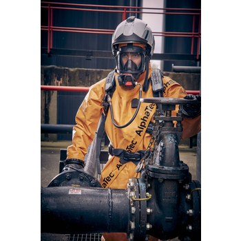 Ansell AlphaTec Chemical Protective Suit 66FLASH AFOT20442000000006 - Size 2XL - Orange - ANSELL 836127