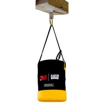 DBI-SALA 2:1 Safe Bucket 2:1 Compliant Safe Bucket 70804508656, 25 in x 16 in, Canvas, Yellow & Black - 17376