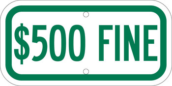 Picture of Brady B-959 Aluminum Rectangle White English Parking Restriction, Permission & Information Sign part number 113318 (Main product image)