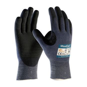 Picture of PIP ATG MaxiCut Ultra DT 44-3445 Black/Blue Large Yarn/Fibers Cut-Resistant Glove (Main product image)