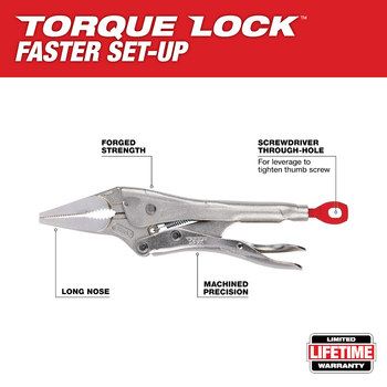 Milwaukee 48-22-3504 Locking Pliers - Steel - 35828